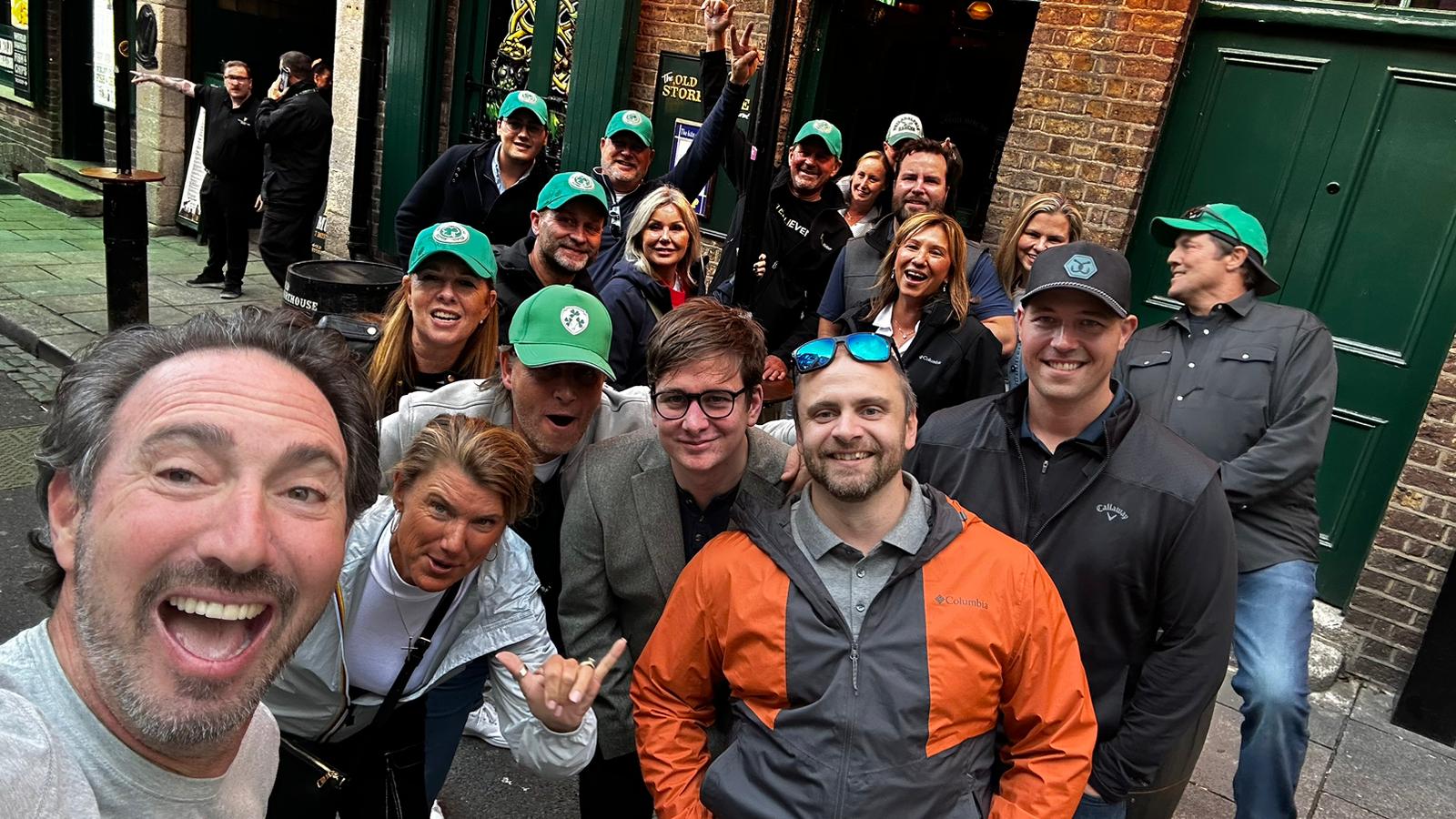 AV Alliance members having a craic in Dublin