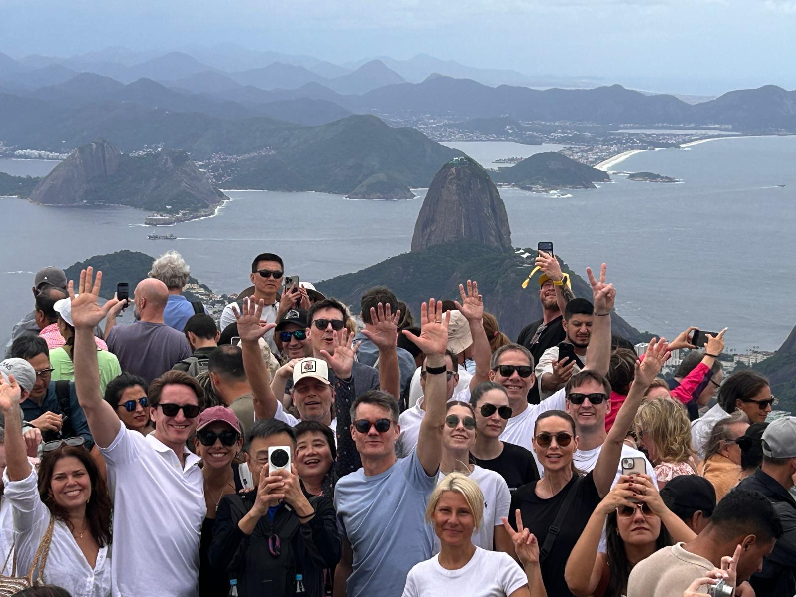 AV Alliance members celebrating in Rio de Janeiro
