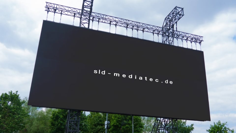 Drive-in movie screen of LED panels by sld mediatec and Limelight Veranstaltungstechnik in Nuremberg