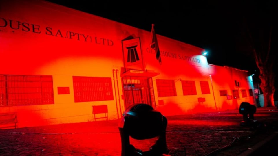 Gearhouse South Africa illuminates their offices in red for LightSARed