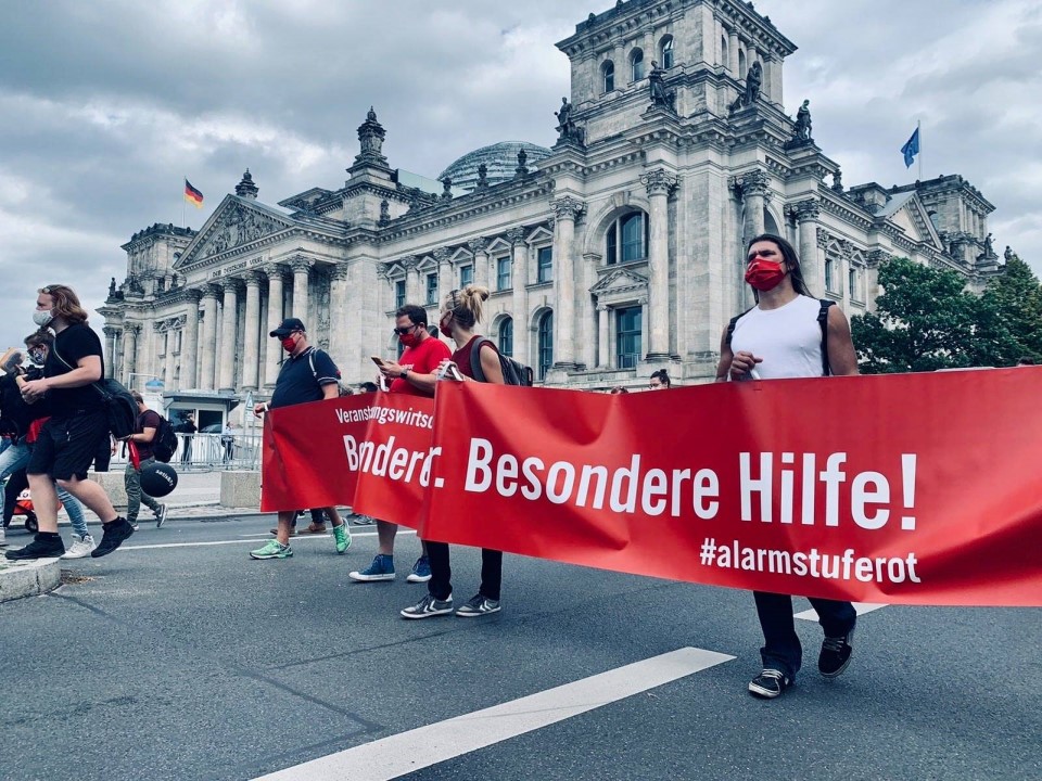 Alarmstufe Rot demonstration in Berlin