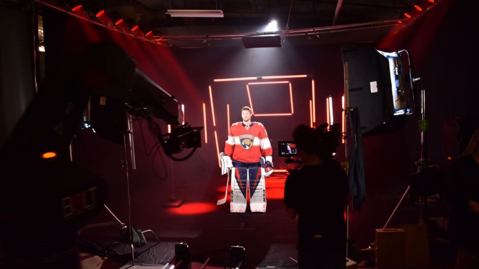Florida Panthers Media Day 2019-2020 by Media Stage