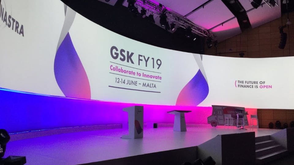 GSK FY19 financial conference in Malta by Powerhouse