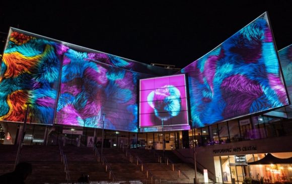 Novatech Creative Event Technology projection mapping for Vivid Sydney 2019