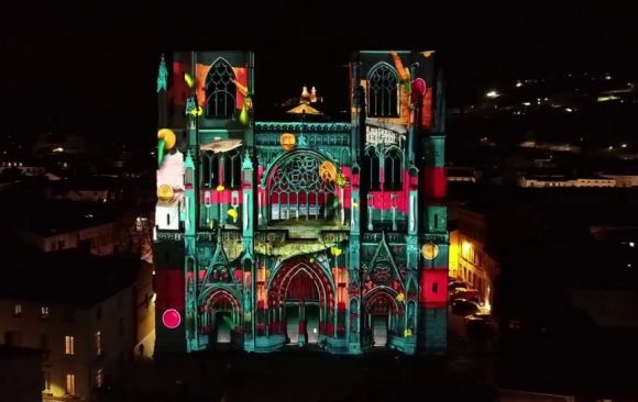 Videlio Events - Region des Lumieres projection mapping campaign 2019