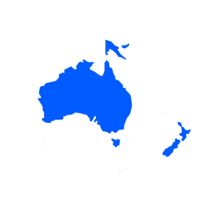 Australia & New Zealand map
